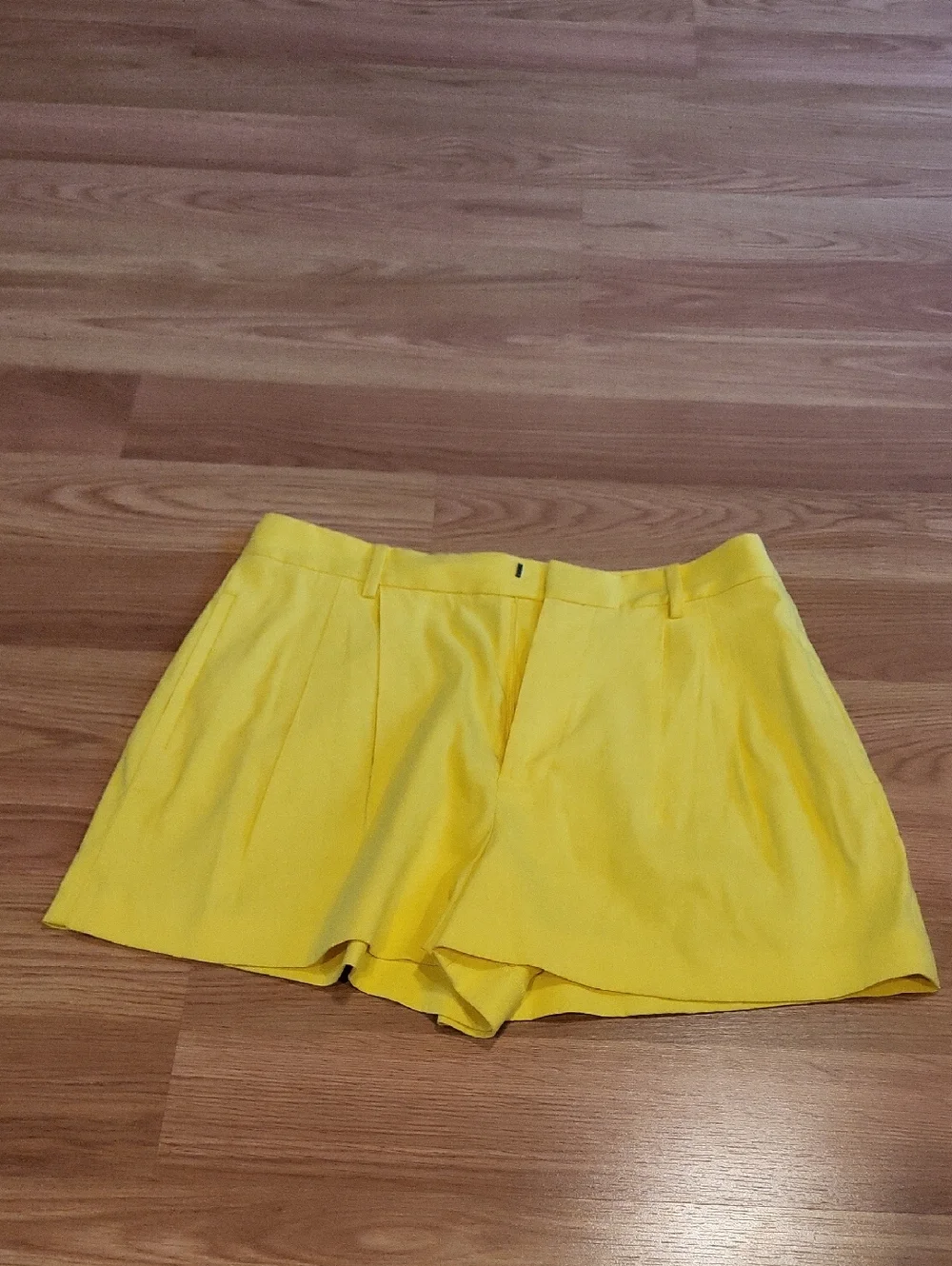 NWT Alice + Olivia Conry Linen Pleated Short Sz 8
